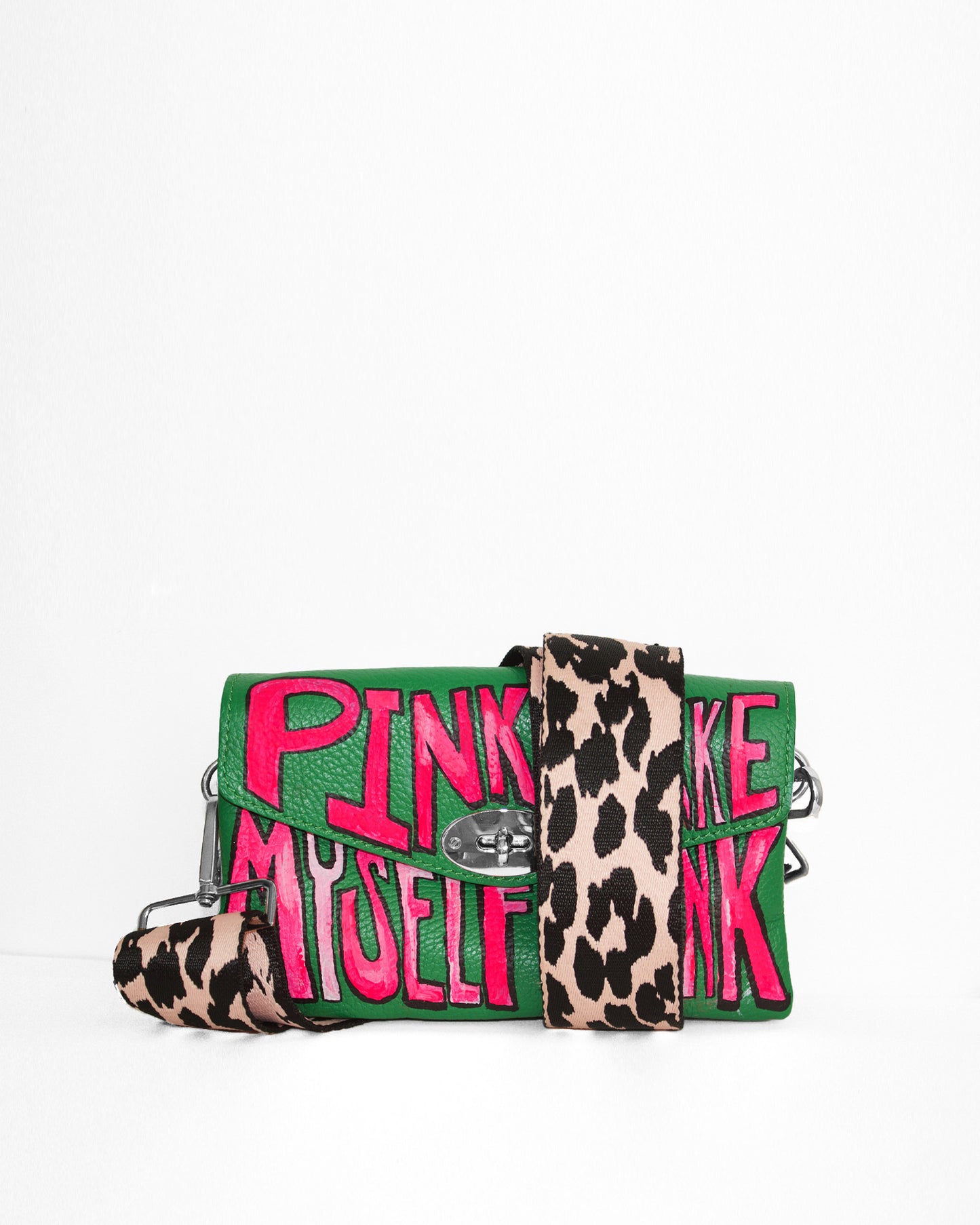 PINK TO MAKE MYSELF WINK custom handbag