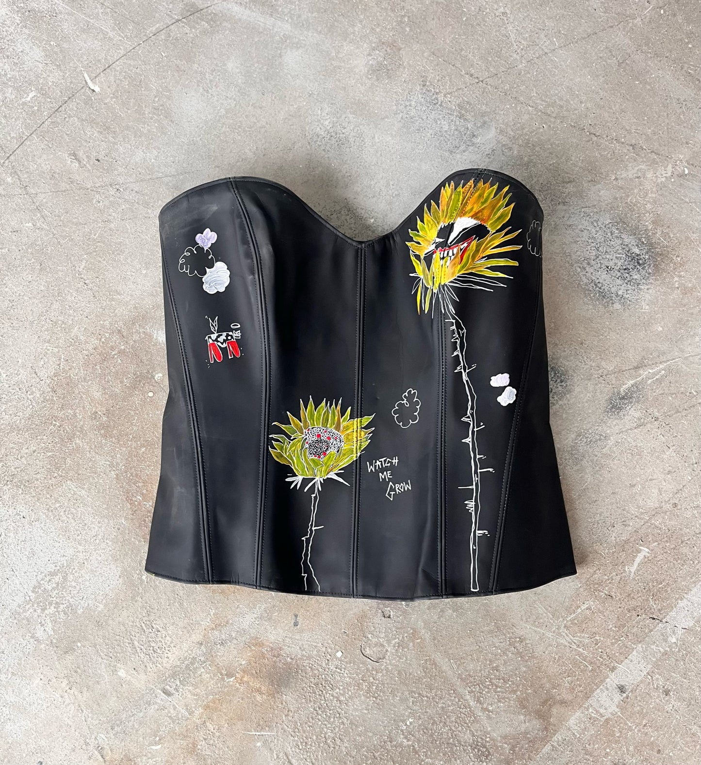 SUNFLOWER HEAT-REACTIVE CORSET