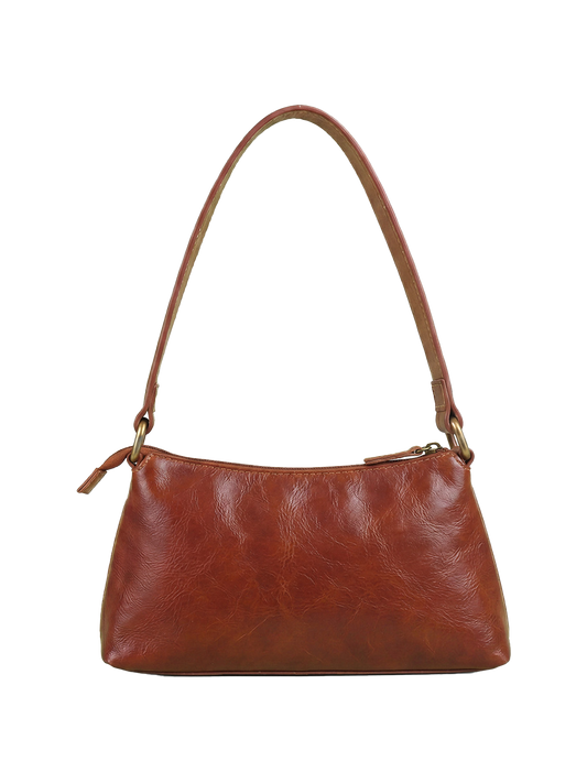 Congac Green Signature Custom Leather Handbag