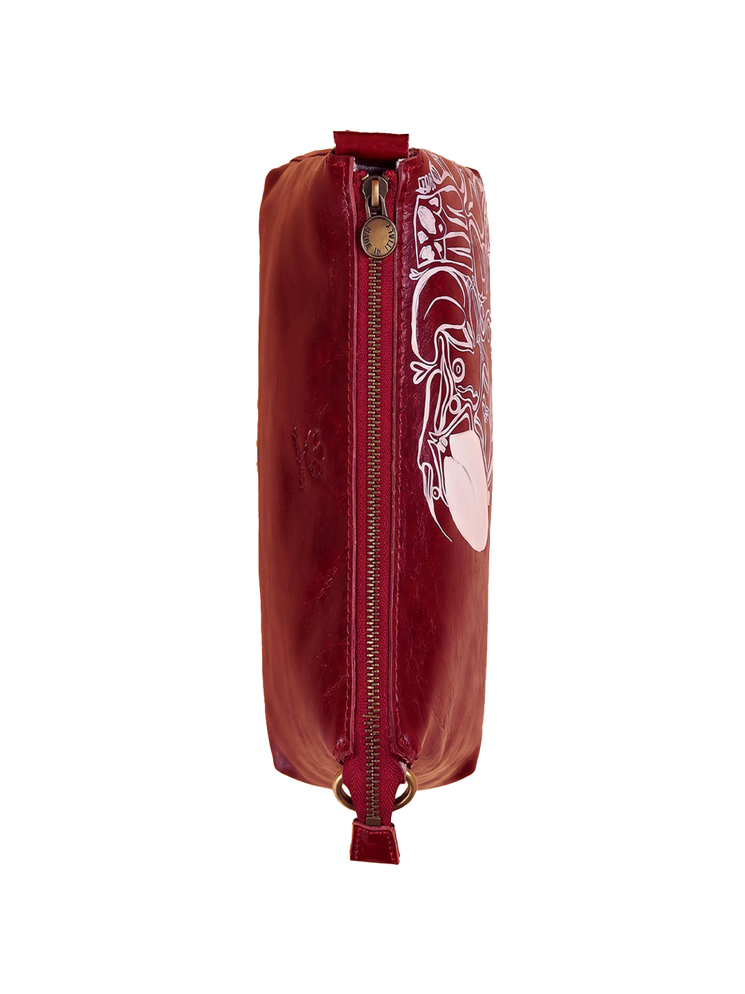 Red Signature Custom Leather Handbag