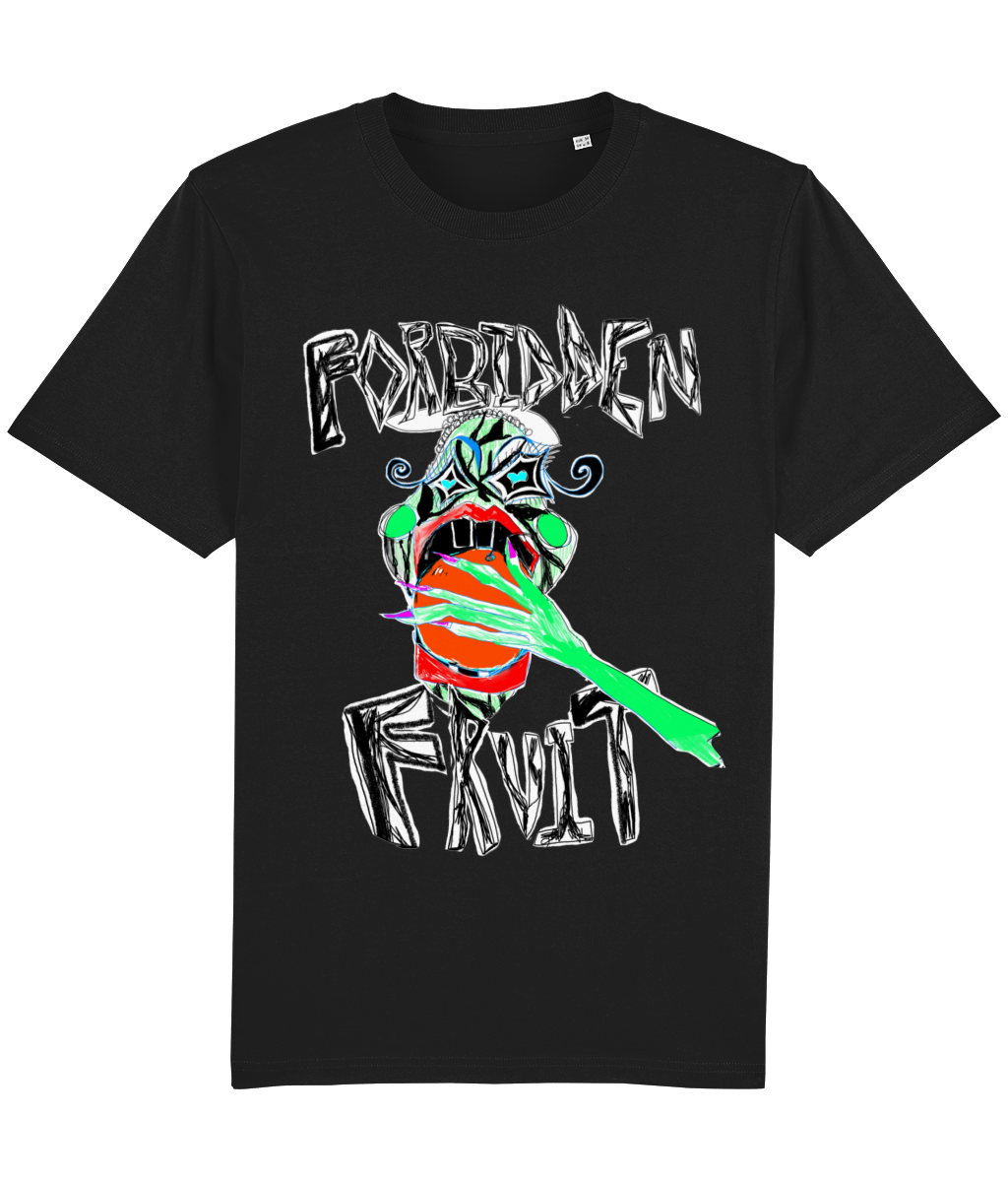 Forbidden Fruit Black Unisex T-shirt