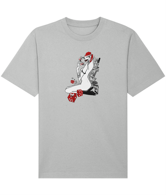 JACKPOT GREY T-SHIRT