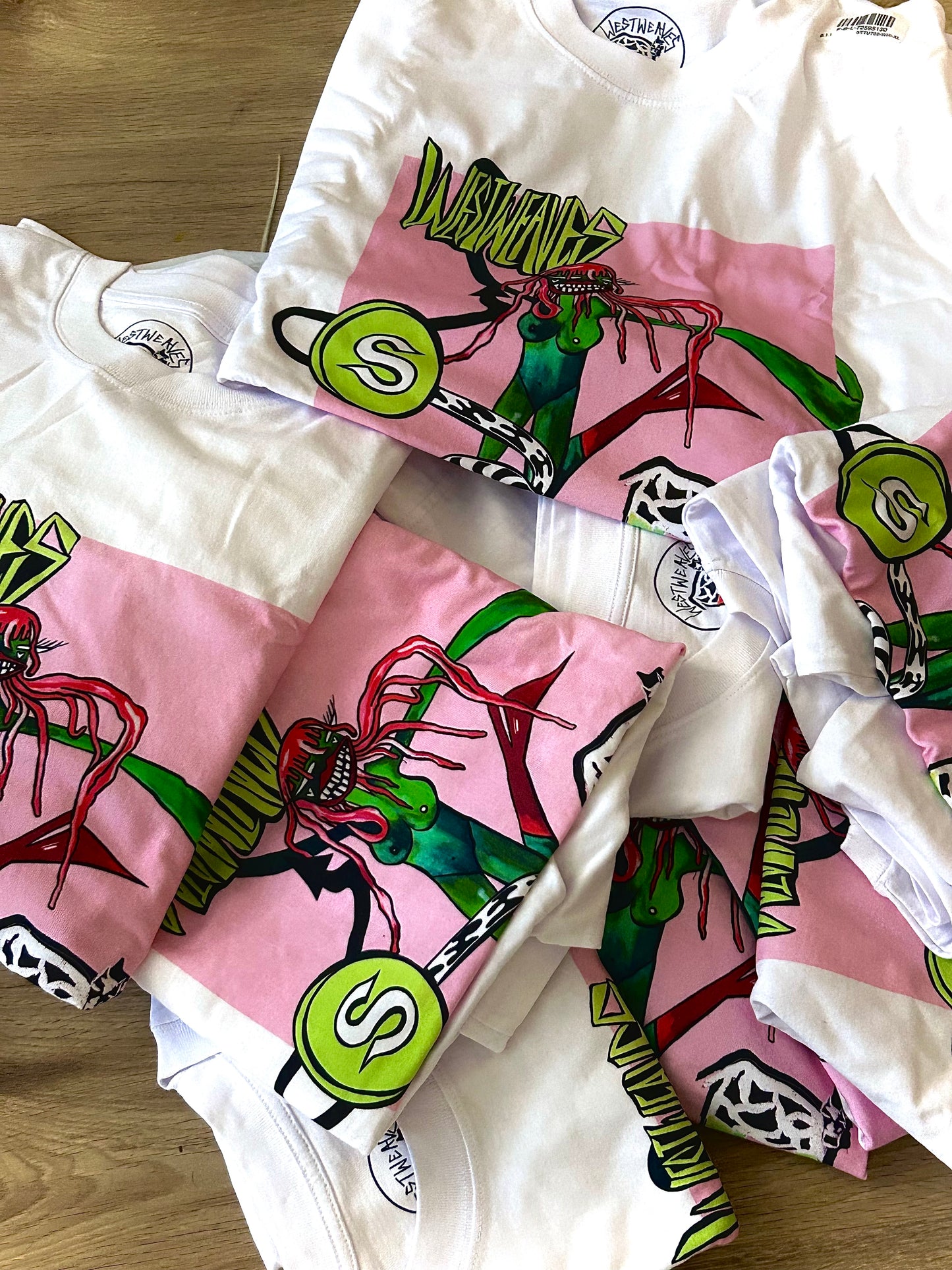 SPIRAL WHITE T-SHIRT