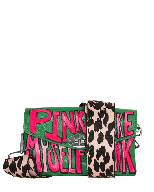 PINK TO MAKE MYSELF WINK custom handbag