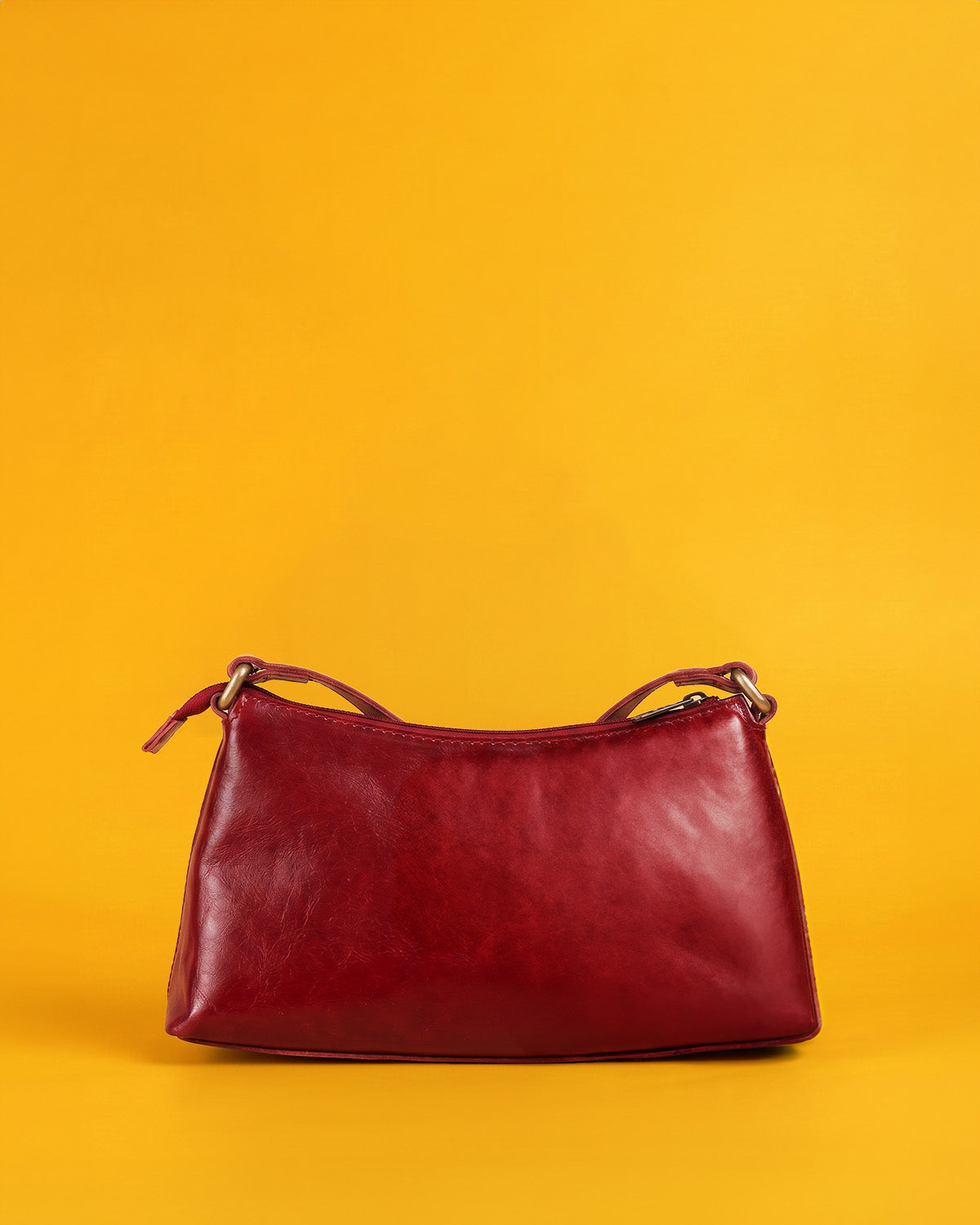 Red Signature Custom Leather Handbag