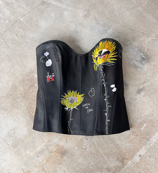SUNFLOWER HEAT-REACTIVE CORSET