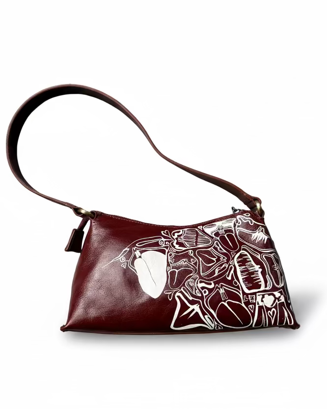 Brown Signature Custom Leather Handbag