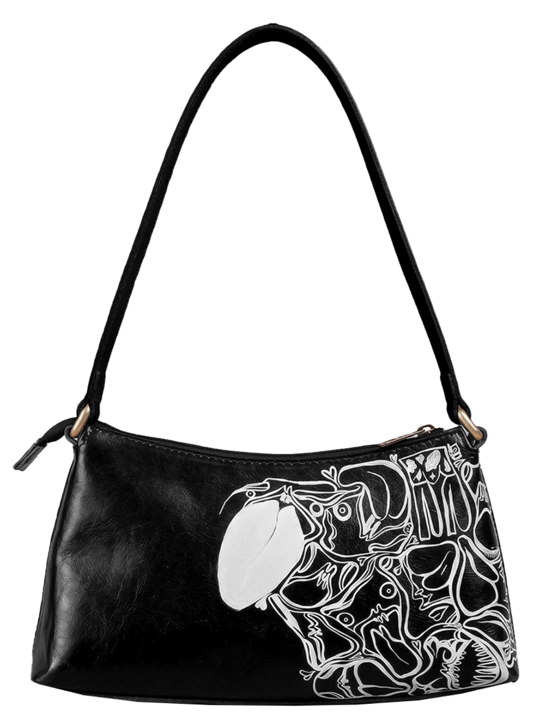 Black Signature Custom Leather Handbag