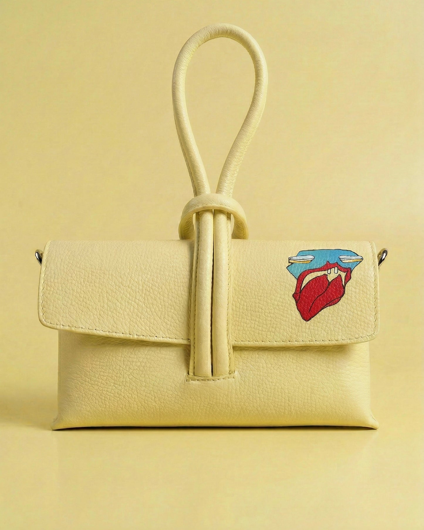 Shock me Pastel Yellow Handbag