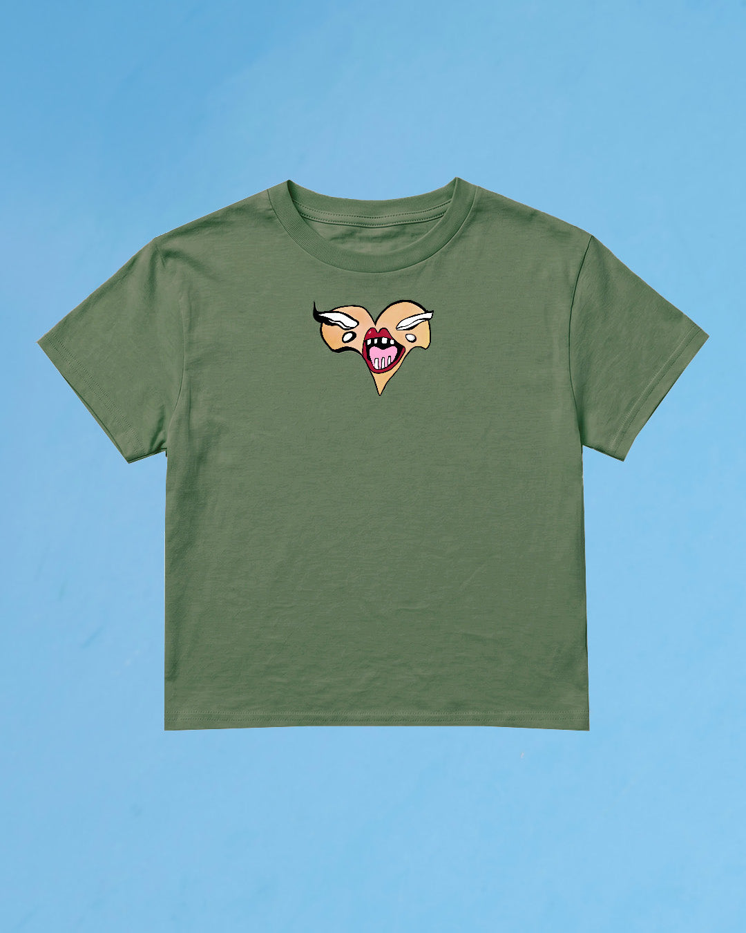 Love Me Cargo Green Tee