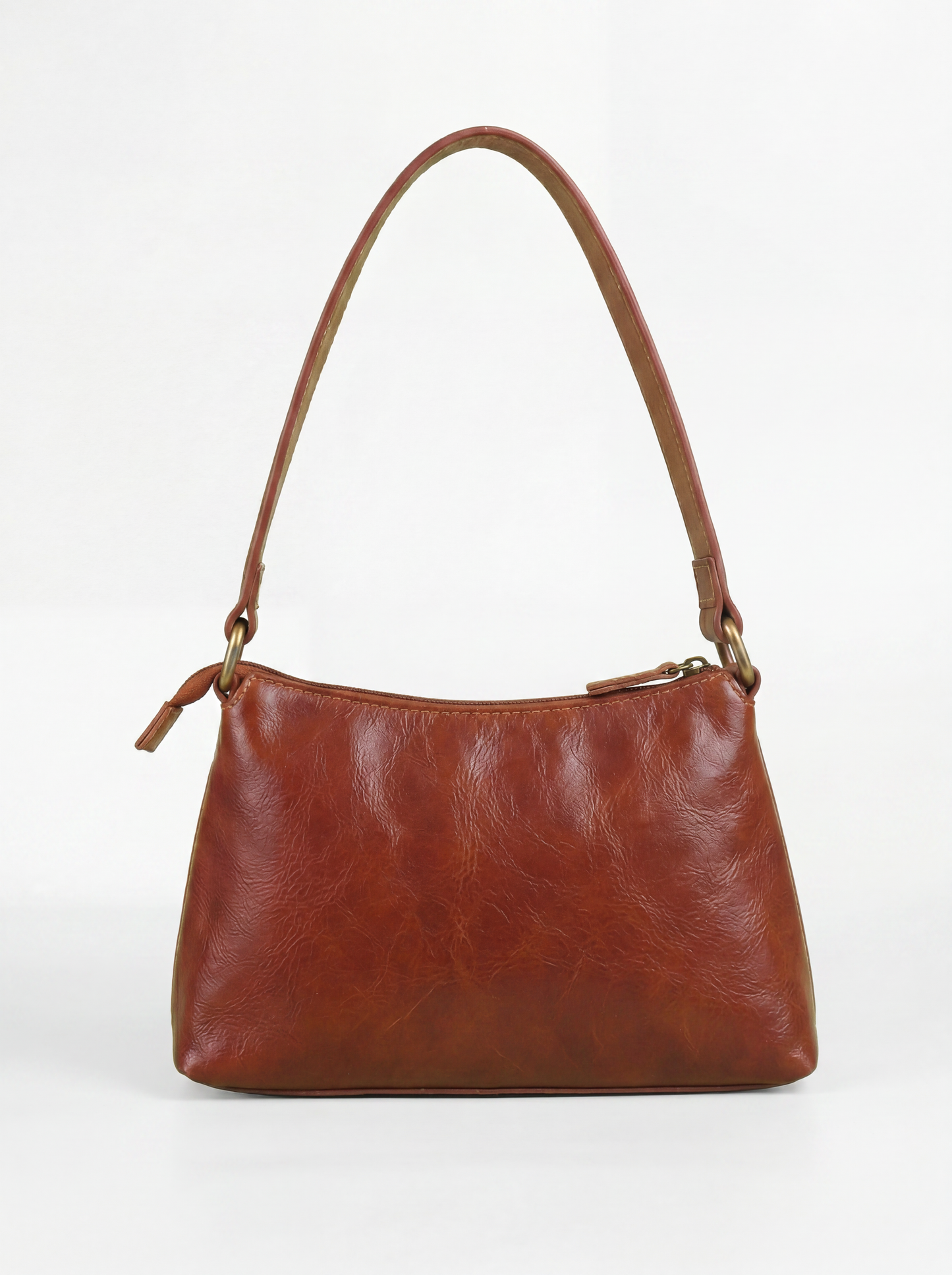 Congac Green Signature Custom Leather Handbag