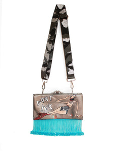MAKE A STATEMENT/DON'T ASK Chain Handbag
