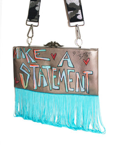 MAKE A STATEMENT/DON'T ASK Chain Handbag