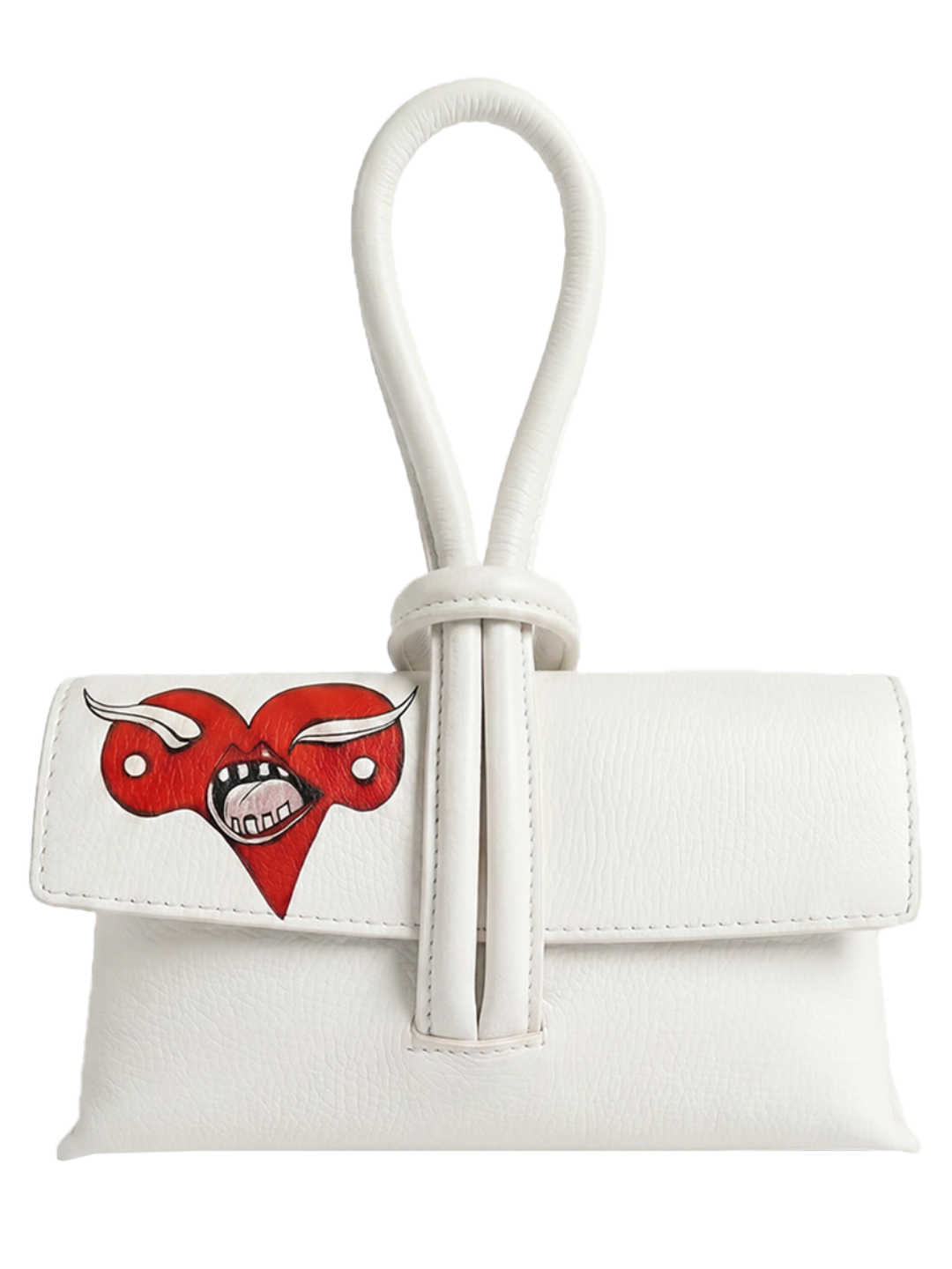 White Love me Handbag