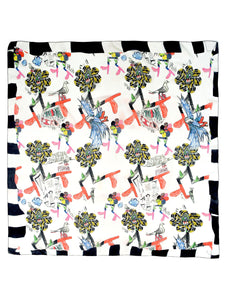 YOU DAFT BIRD Infinite Silk Scarf