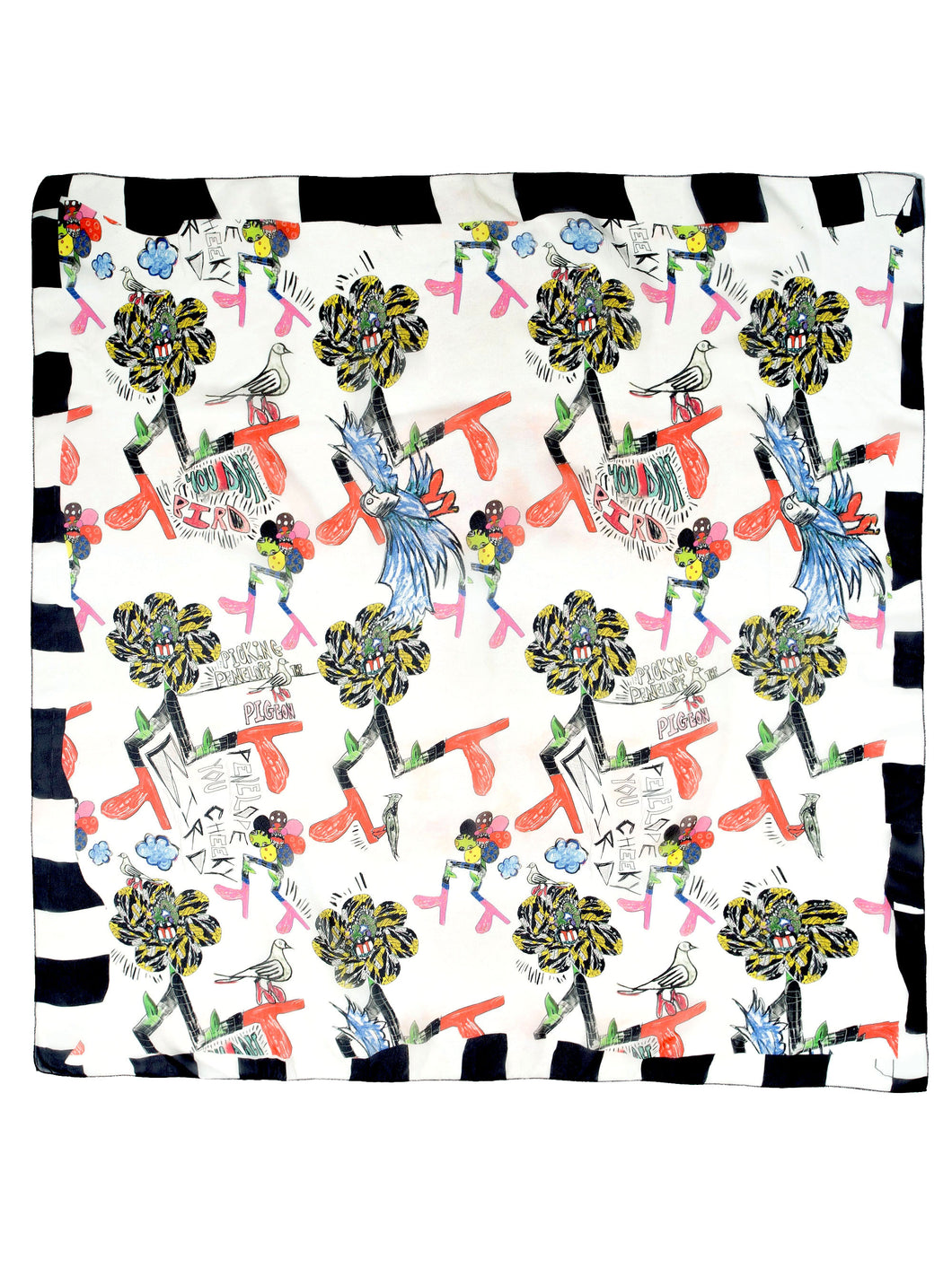 YOU DAFT BIRD Infinite Silk Scarf