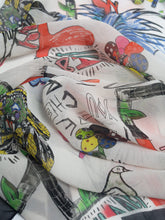 Load image into Gallery viewer, YOU DAFT BIRD Infinite Silk Scarf
