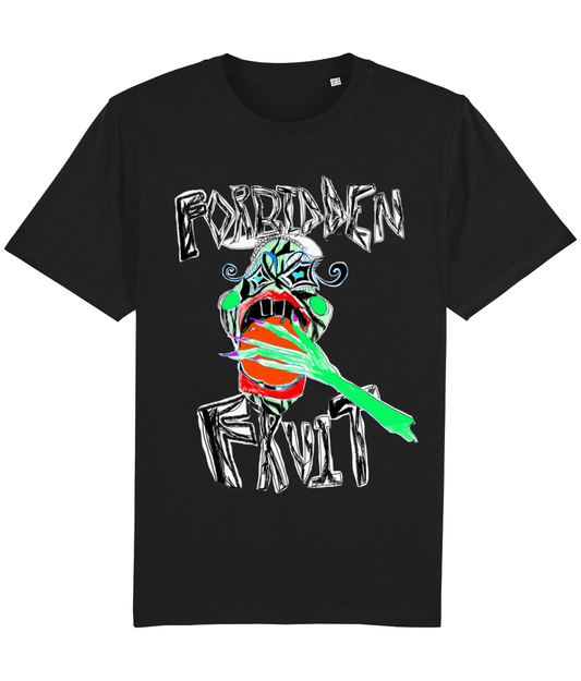 Forbidden Fruit Black Unisex T-shirt