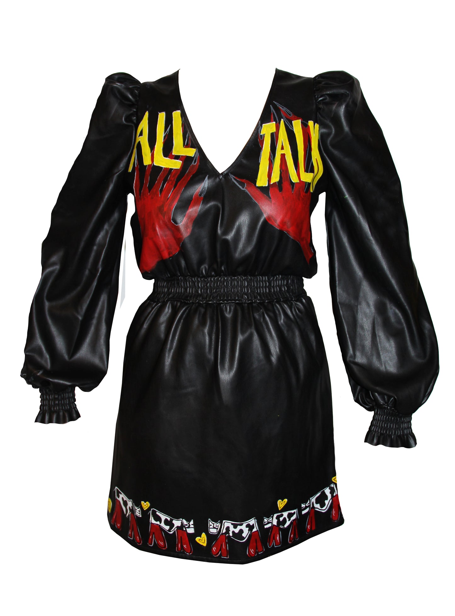 ALL TALK, NO ACTION Custom Dress
