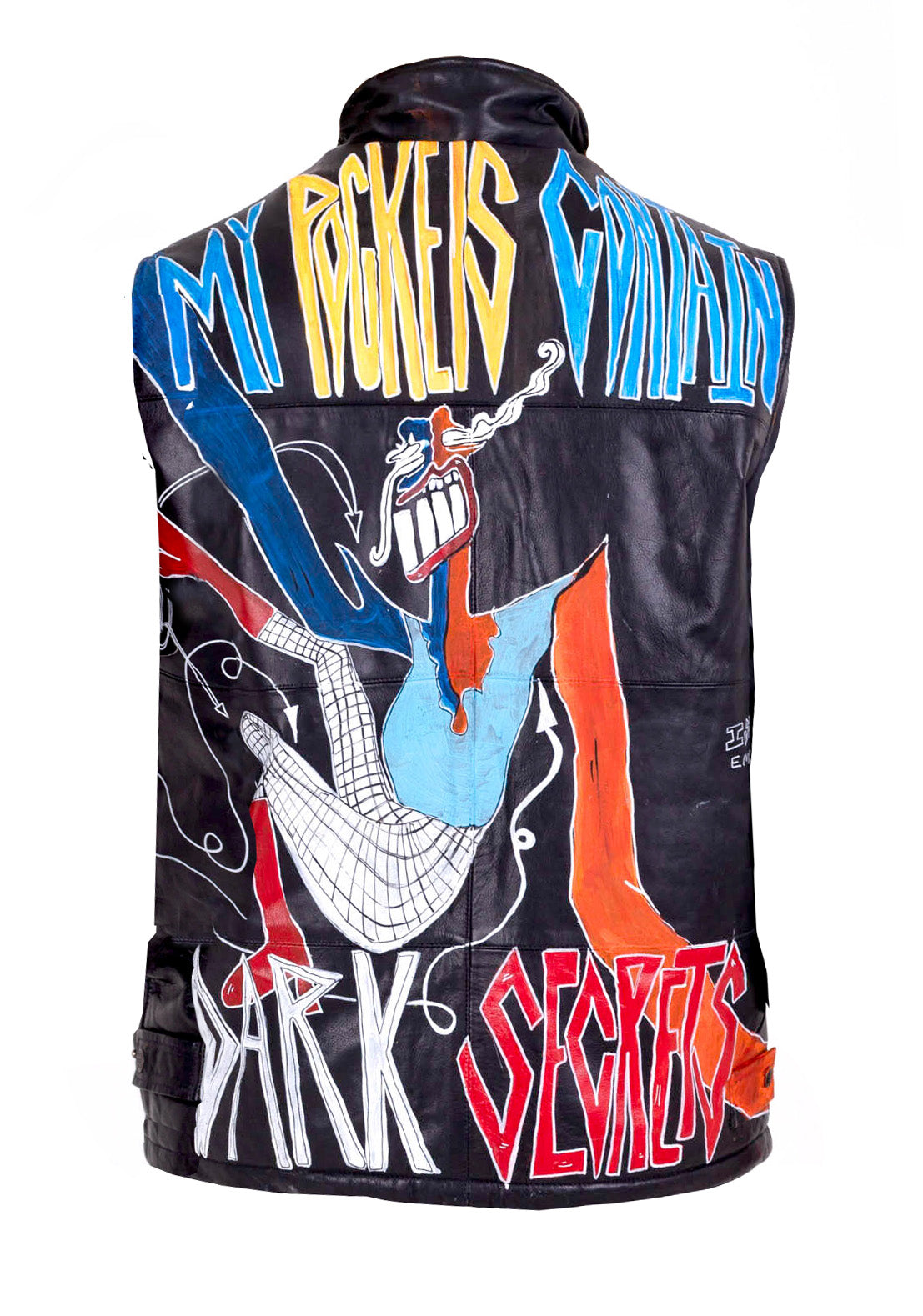 DARK SECRETS Leather Waistcoat