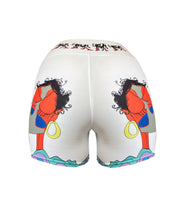 Load image into Gallery viewer, LOVE CYCLE SHORTS WHITE #2
