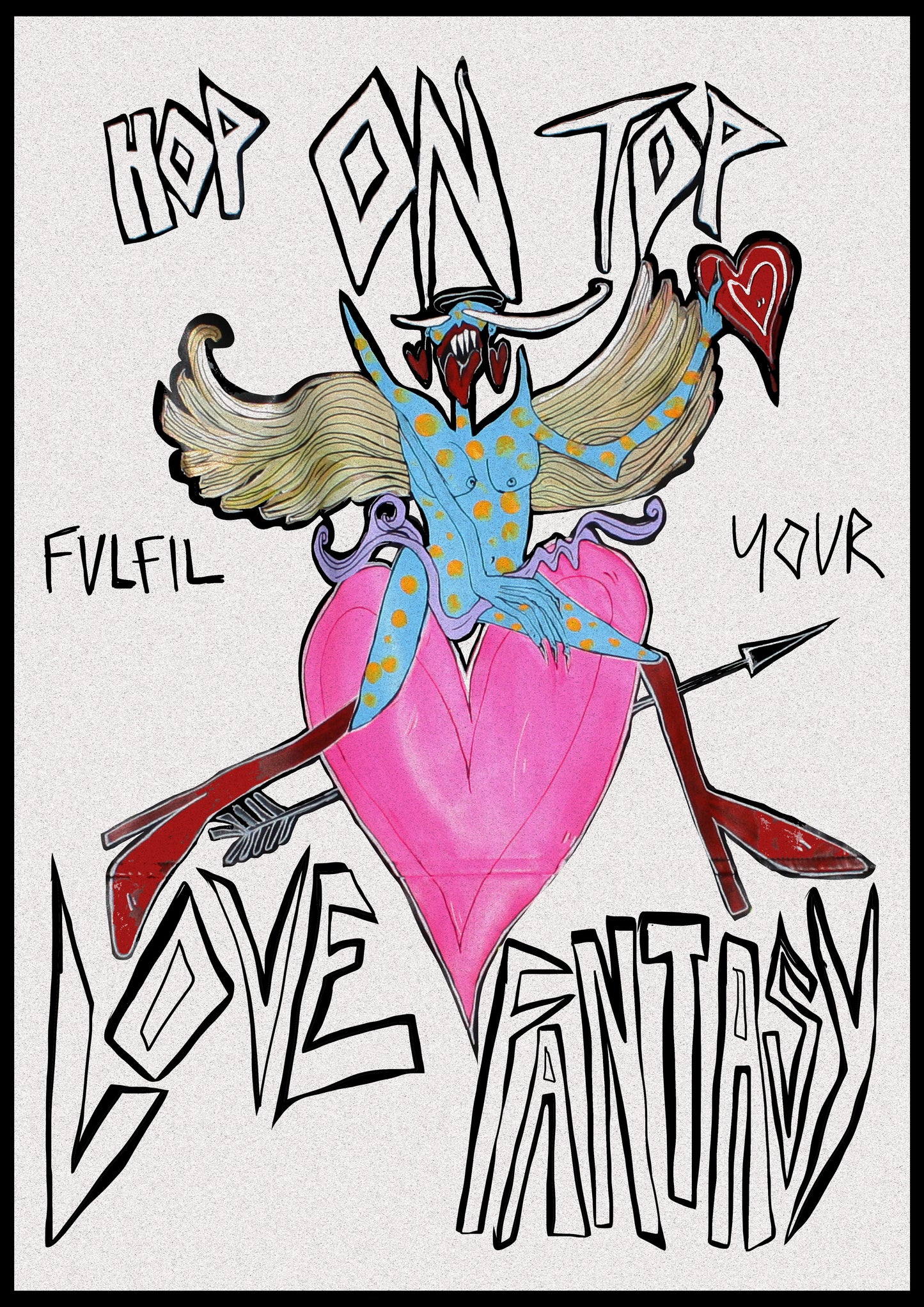 HOP ON TOP FULFIL YOUR LOVE FANTASY POSTER
